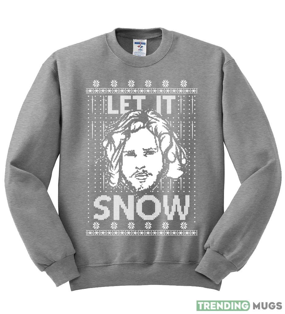 Let It Snow Jon Snow Digital Christmas Sweatshirt For Men And Women Gift Ugly Christmas - Let It Snow Jon Snow Digital Christmas Sweatshirt_1 Let It Snow Jon Snow Digital Christmas Sweatshirt For Men And Women Gift Ugly Christmas - Let It Snow Jon Snow Digital Christmas Sweatshirt_1