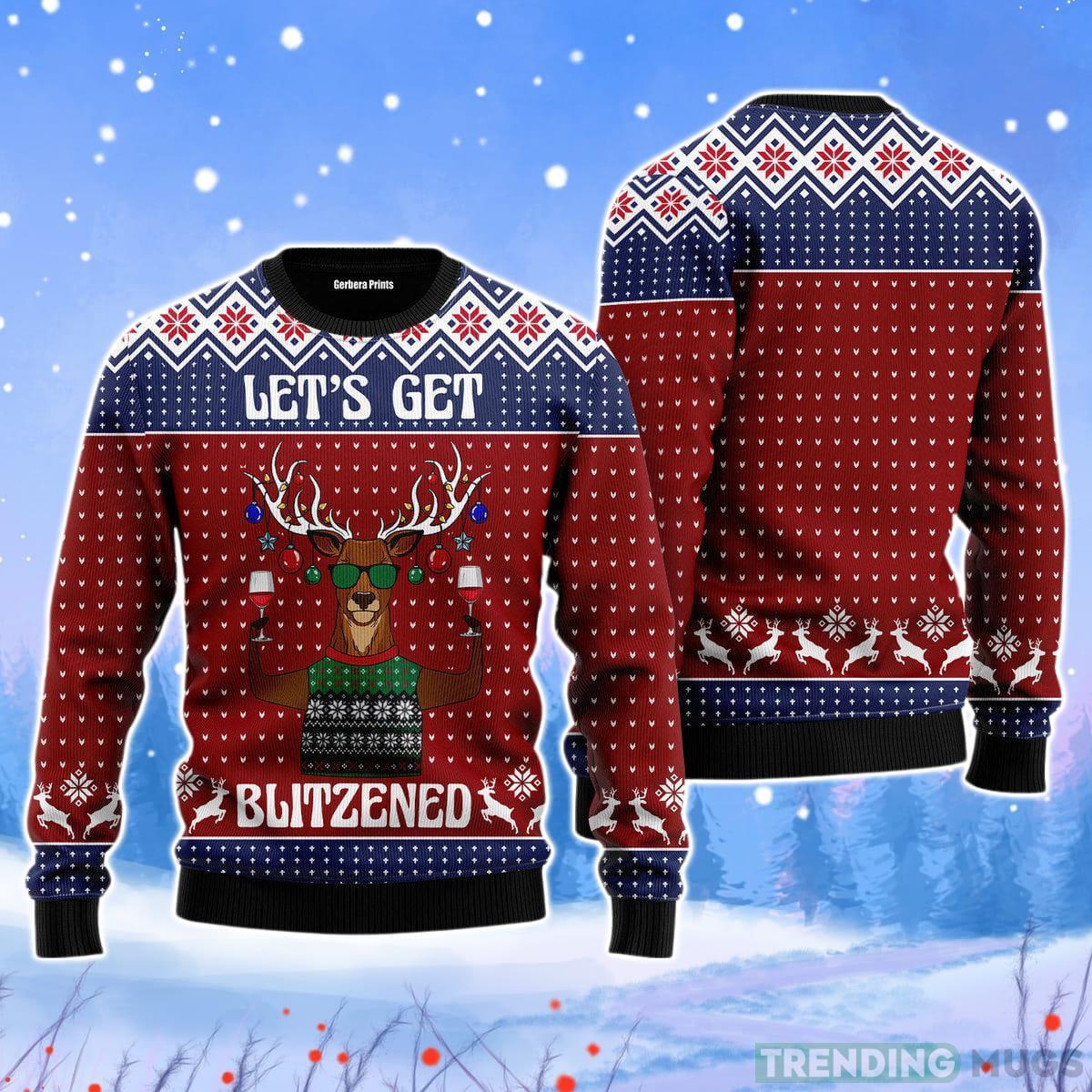 Let’s Get Slouchy Christmas Unisex Ugly Sweater Product Photo 1 Let’s Get Slouchy Christmas Unisex Ugly Sweater Product Photo 1