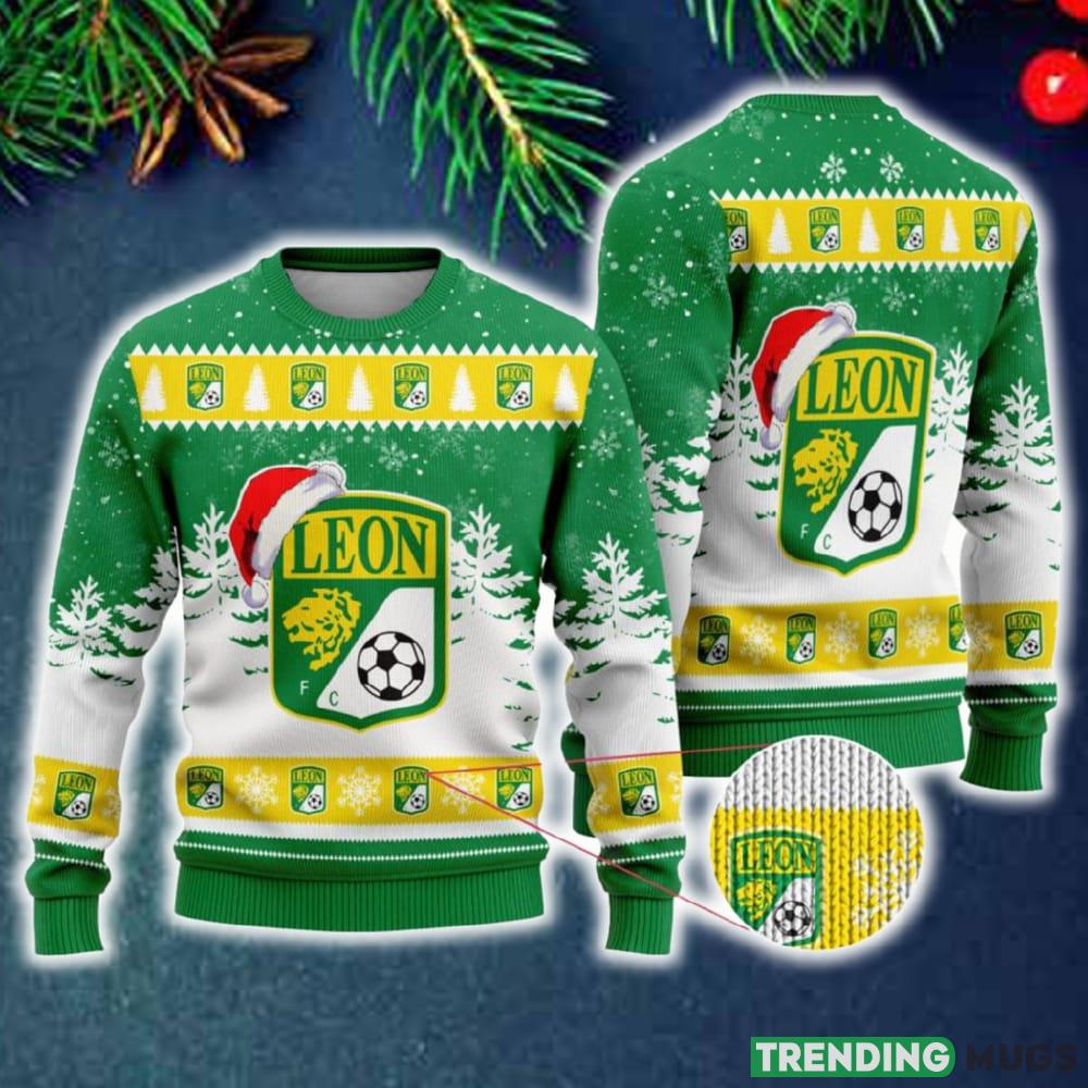 LIGA MX Club Leon Special Christmas Ugly Sweater Printed New Gift For Men And Women - LIGA MX Club Leon Special Christmas Ugly Sweater Printed New Gift For Men And Women LIGA MX Club Leon Special Christmas Ugly Sweater Printed New Gift For Men And Women - LIGA MX Club Leon Special Christmas Ugly Sweater Printed New Gift For Men And Women