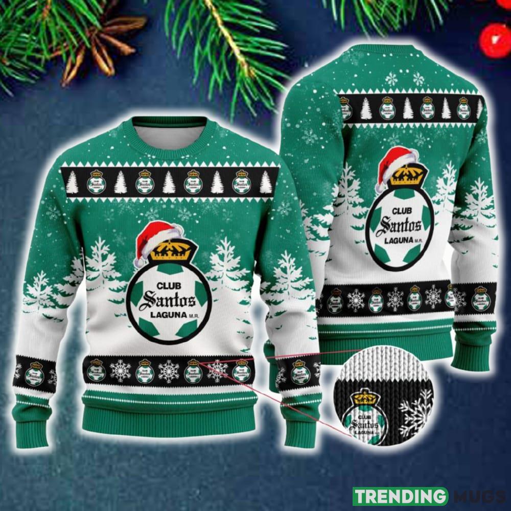 LIGA MX Club Santos Laguna Special Christmas Ugly Sweater Printed New Gift For Men And Women - LIGA MX Club Santos Laguna Special Christmas Ugly Sweater Printed New Gift For Men And Women LIGA MX Club Santos Laguna Special Christmas Ugly Sweater Printed New Gift For Men And Women - LIGA MX Club Santos Laguna Special Christmas Ugly Sweater Printed New Gift For Men And Women