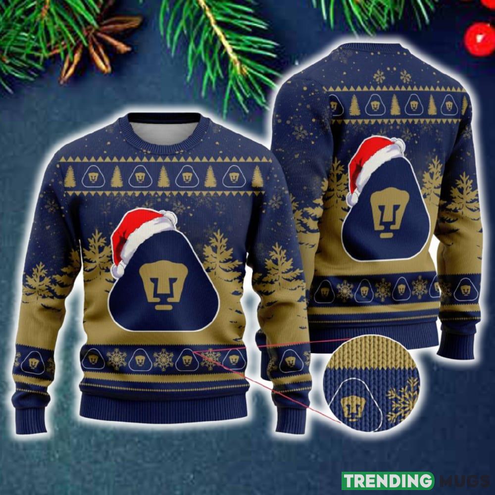 LIGA MX Pumas UNAM Special Christmas Ugly Sweater Printed New Gift For Men And Women - LIGA MX Pumas UNAM Special Christmas Ugly Sweater Printed New Gift For Men And Women LIGA MX Pumas UNAM Special Christmas Ugly Sweater Printed New Gift For Men And Women - LIGA MX Pumas UNAM Special Christmas Ugly Sweater Printed New Gift For Men And Women