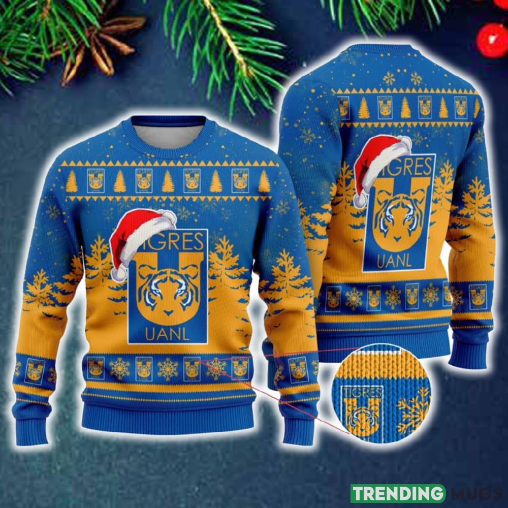 LIGA MX Tigres UANL Special Christmas Ugly Sweater Printed New Gift For Men And Women - LIGA MX Tigres UANL Special Christmas Ugly Sweater Printed New Gift For Men And Women LIGA MX Tigres UANL Special Christmas Ugly Sweater Printed New Gift For Men And Women - LIGA MX Tigres UANL Special Christmas Ugly Sweater Printed New Gift For Men And Women