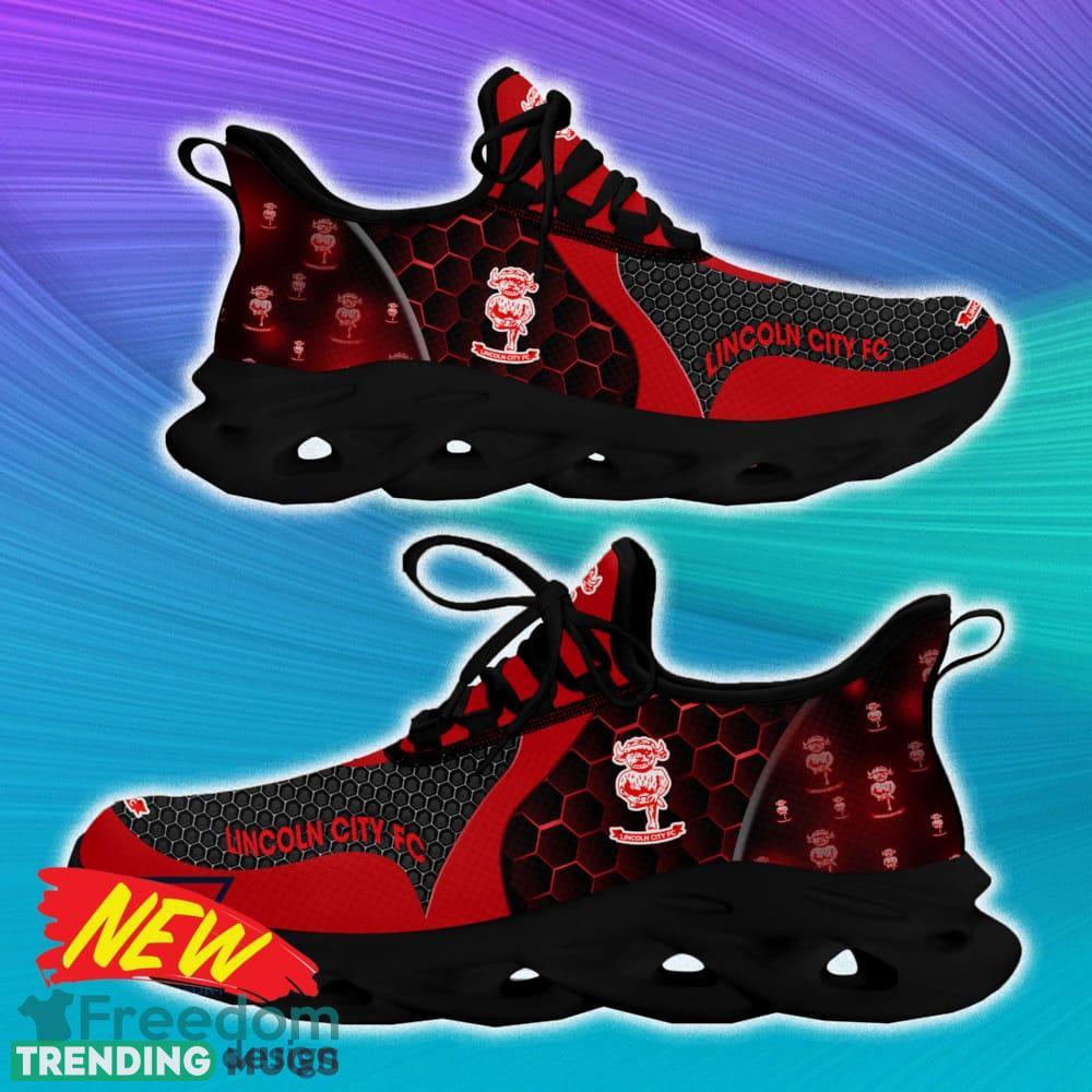 Lincoln City F.C EFL Max Soul Shoes Gift For Fans Running Shoes Max Soul Lincoln City F.C EFL Max Soul Shoes Gift For Fans Running Shoes Max Soul