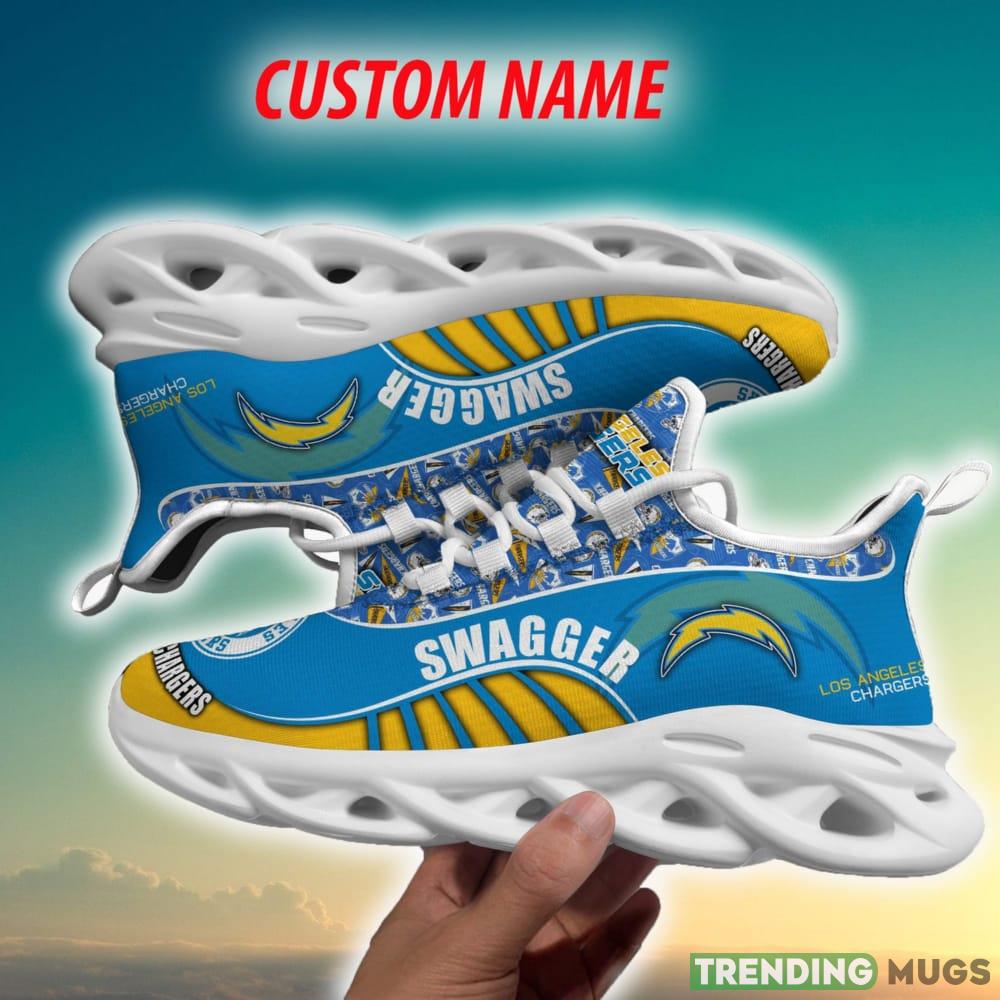 Los Angeles Chargers NFL Iconic Personalized Chunky Shoes Fans Gift Max Soul Sneakers New For Men And Women Max Soul Los Angeles Chargers NFL Iconic Personalized Chunky Shoes Fans Gift Max Soul Sneakers New For Men And Women Max Soul