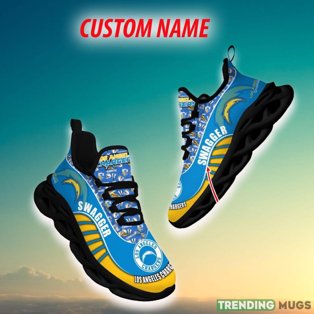 Los Angeles Chargers NFL Iconic Personalized Chunky Shoes Fans Gift Max Soul Sneakers New For Men And Women - Los Angeles Chargers NFL Max Soul Shoes Custom Name Photo 1 Los Angeles Chargers NFL Iconic Personalized Chunky Shoes Fans Gift Max Soul Sneakers New For Men And Women - Los Angeles Chargers NFL Max Soul Shoes Custom Name Photo 1