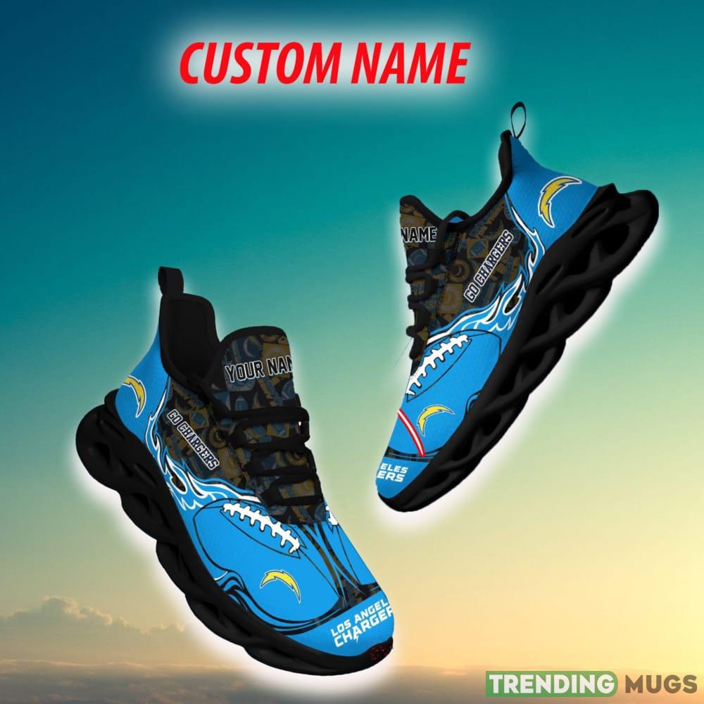 Los Angeles Chargers NFL Versatile Personalized Chunky Shoes Fans Gift Max Soul Sneakers New For Men And Women - Los Angeles Chargers NFL Max Soul Shoes Custom Name Photo 1 Los Angeles Chargers NFL Versatile Personalized Chunky Shoes Fans Gift Max Soul Sneakers New For Men And Women - Los Angeles Chargers NFL Max Soul Shoes Custom Name Photo 1