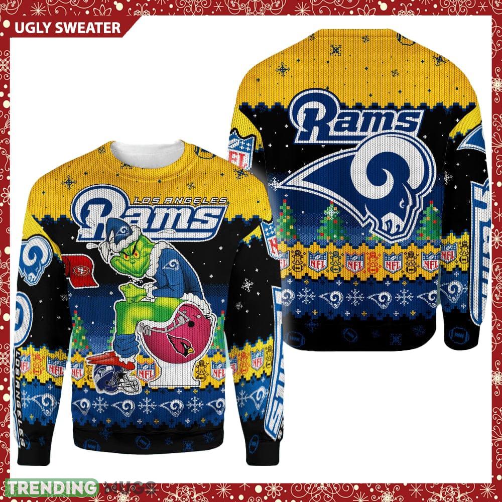 Los Angeles Rams Funny Grinch Knitted Christmas 3D Sweater For Fans - Los Angeles Rams Funny Grinch Knitted Christmas 3D Sweater For Fans Los Angeles Rams Funny Grinch Knitted Christmas 3D Sweater For Fans - Los Angeles Rams Funny Grinch Knitted Christmas 3D Sweater For Fans