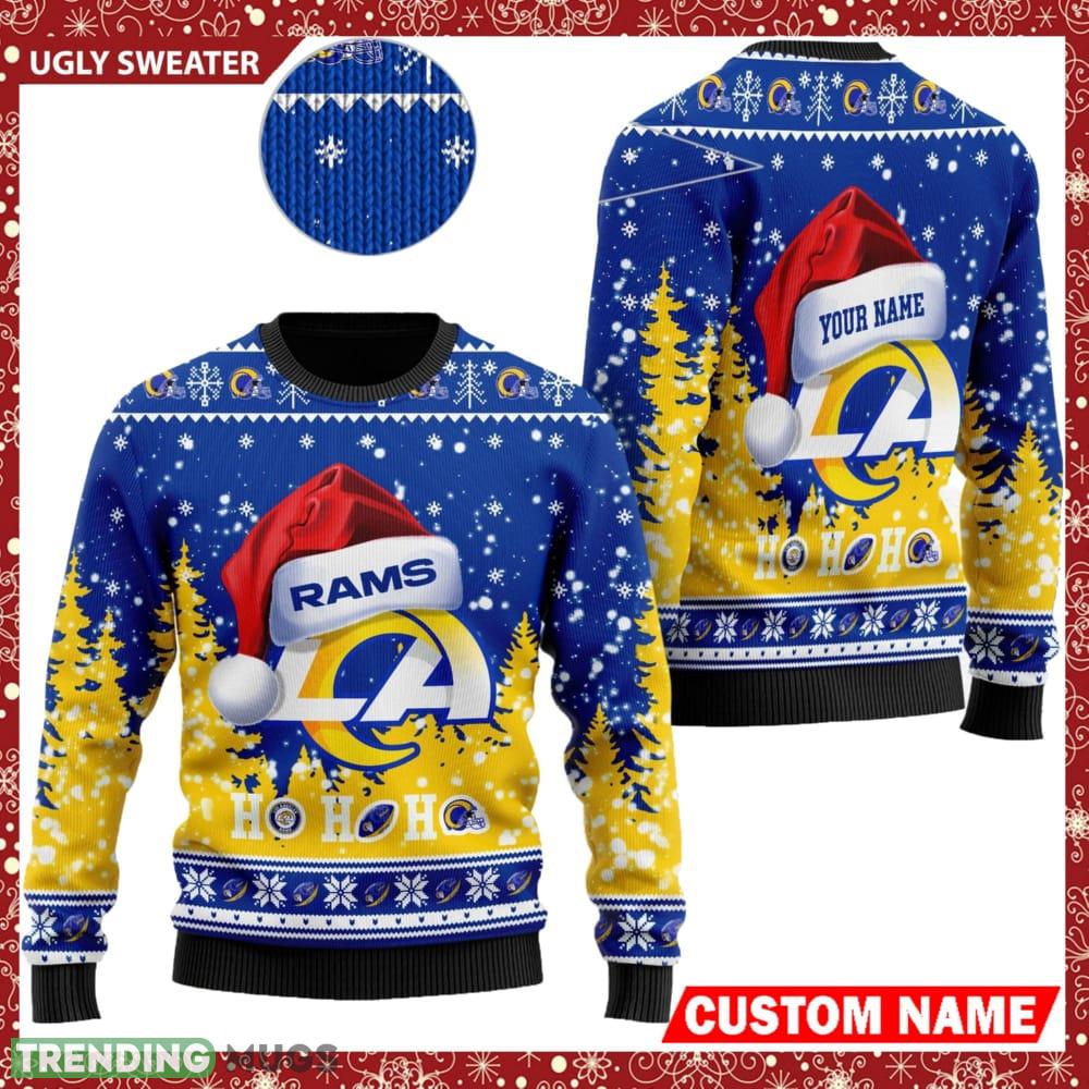 Los Angeles Rams NFL Santa Claus Hat New Style Personalized Knitted 3D Sweater - Los Angeles Rams NFL Santa Claus Hat New Style Personalized Knitted 3D Sweater Los Angeles Rams NFL Santa Claus Hat New Style Personalized Knitted 3D Sweater - Los Angeles Rams NFL Santa Claus Hat New Style Personalized Knitted 3D Sweater