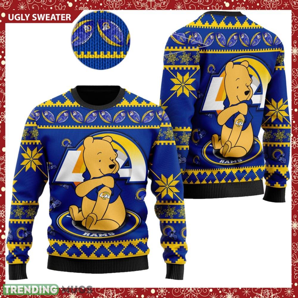 Los Angeles Rams NFL Winnie the Pooh Knitted Christmas Sweater AOP Holiday - Los Angeles Rams NFL Winnie the Pooh Knitted Christmas Sweater AOP Holiday Los Angeles Rams NFL Winnie the Pooh Knitted Christmas Sweater AOP Holiday - Los Angeles Rams NFL Winnie the Pooh Knitted Christmas Sweater AOP Holiday