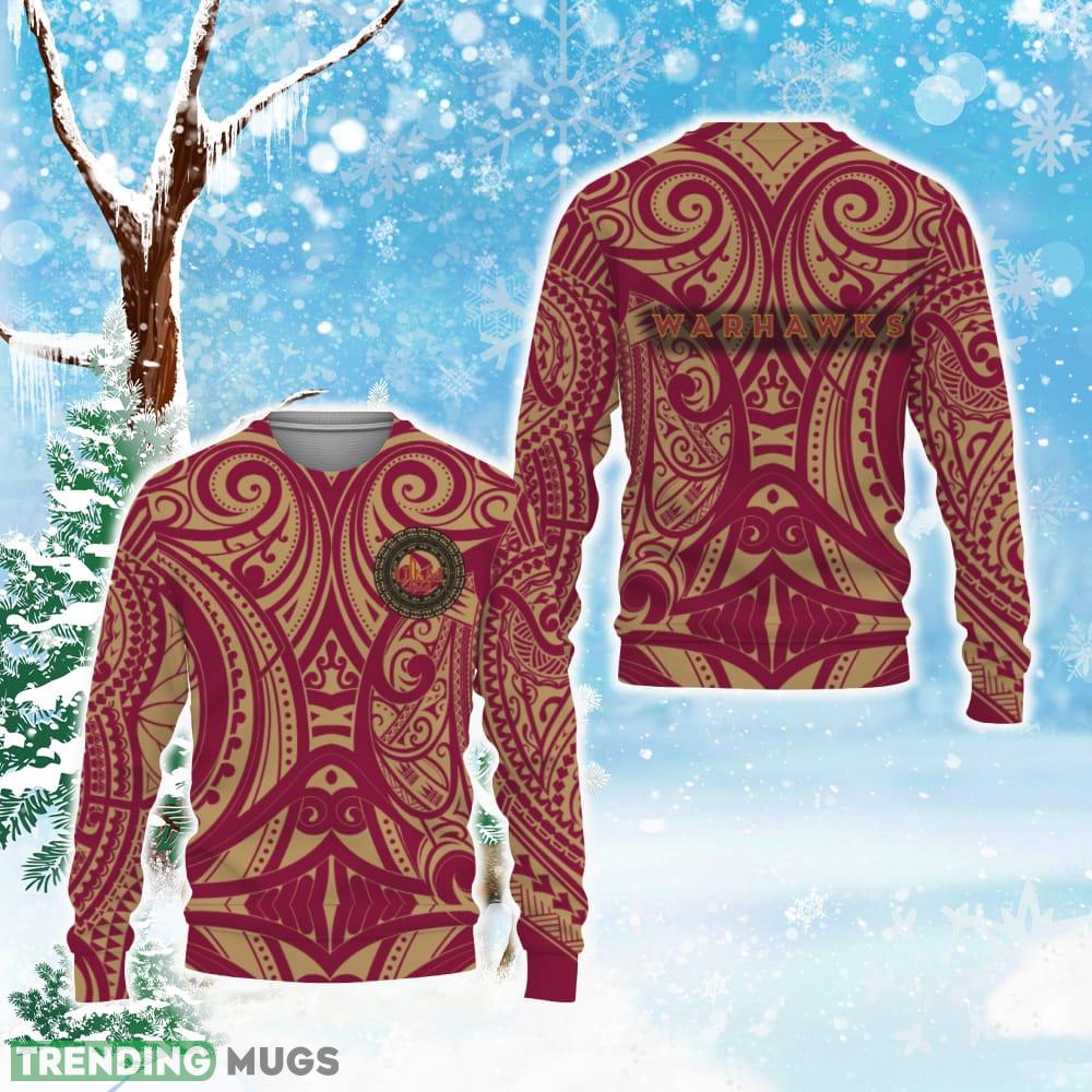 Louisiana Monroe Warhawks Polynesian Tattoo Mix Team Knitted Christmas Sweater All Over Print - Louisiana Monroe Warhawks Polynesian Tattoo Mix Team Ugly Christmas Sweater Photo 1 Louisiana Monroe Warhawks Polynesian Tattoo Mix Team Knitted Christmas Sweater All Over Print - Louisiana Monroe Warhawks Polynesian Tattoo Mix Team Ugly Christmas Sweater Photo 1
