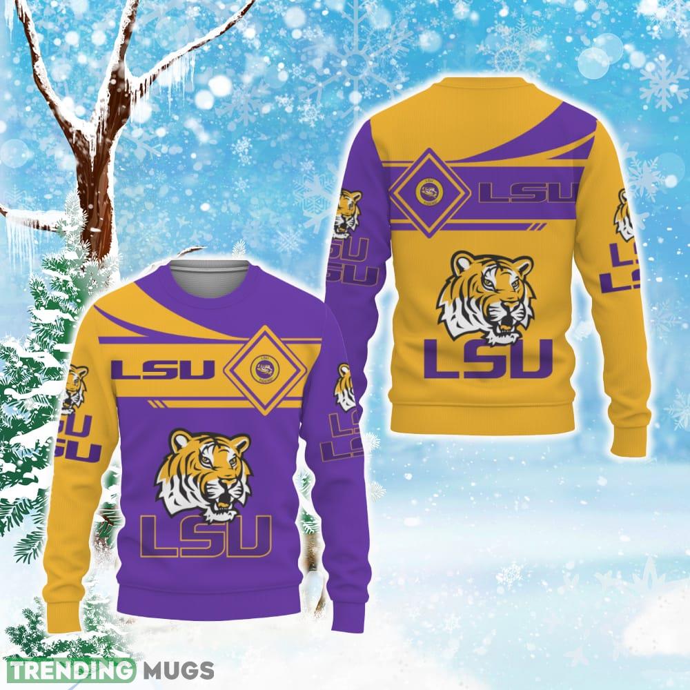 LSU Tigers Curve Style Logo Team Pride In Heart Knitted Christmas Sweater - LSU Tigers Curve Style Logo Team Pride In Heart Ugly Christmas Sweater Photo 1 LSU Tigers Curve Style Logo Team Pride In Heart Knitted Christmas Sweater - LSU Tigers Curve Style Logo Team Pride In Heart Ugly Christmas Sweater Photo 1