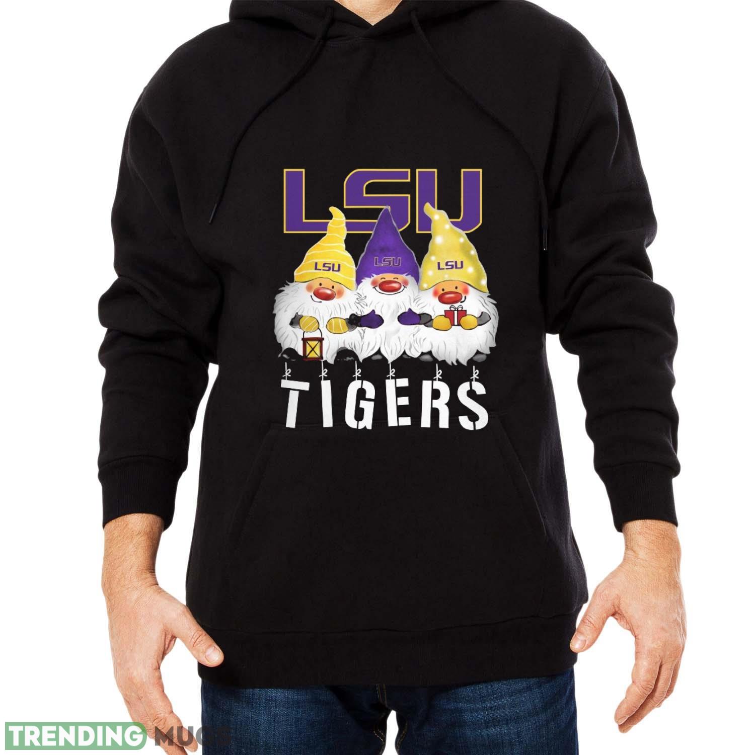 LSU Tigers Gnomies Christmas Funny Black T Shirt Sweatshirt For Fans Dark Shirt LSU Tigers Gnomies Christmas Funny Black T Shirt Sweatshirt For Fans Dark Shirt