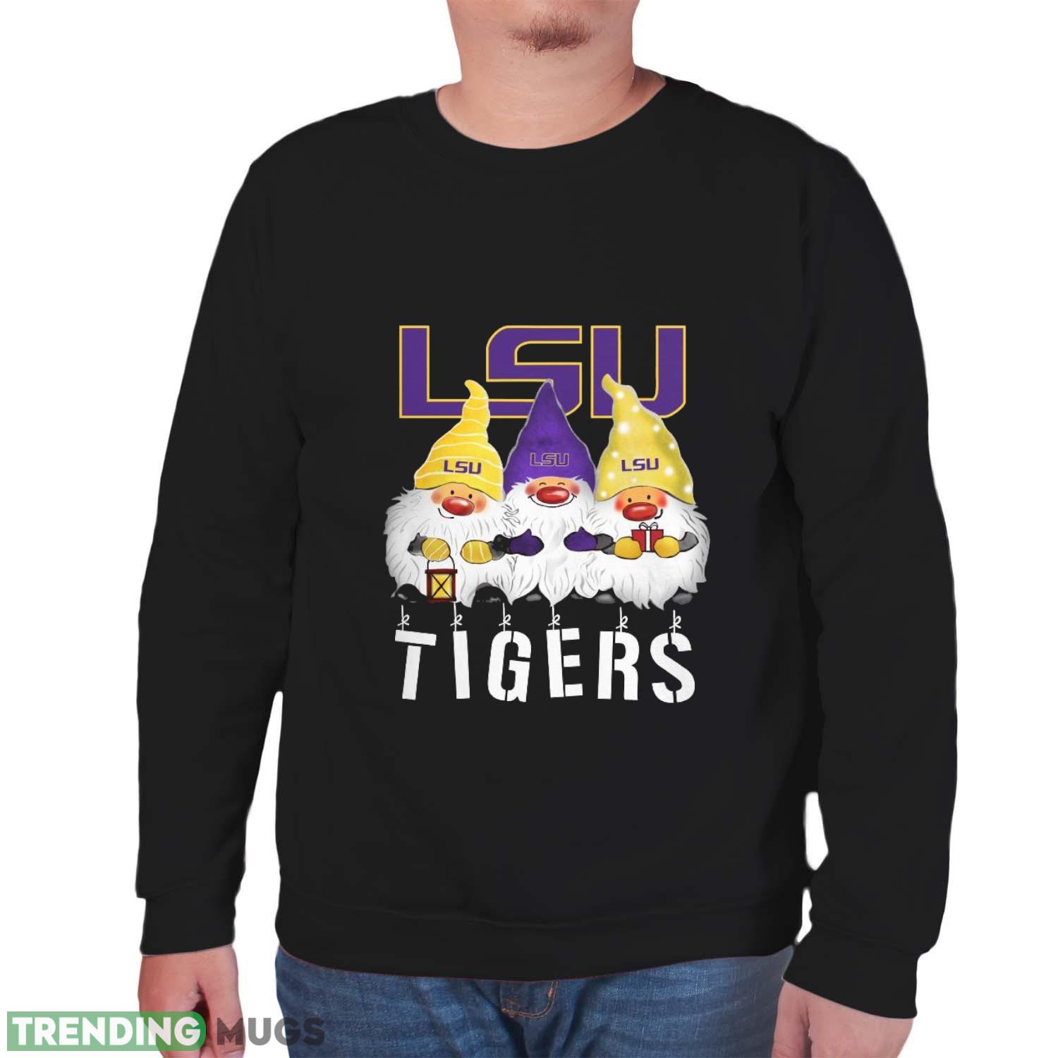 LSU Tigers Gnomies Christmas Funny Black T Shirt Sweatshirt For Fans Dark Shirt LSU Tigers Gnomies Christmas Funny Black T Shirt Sweatshirt For Fans Dark Shirt
