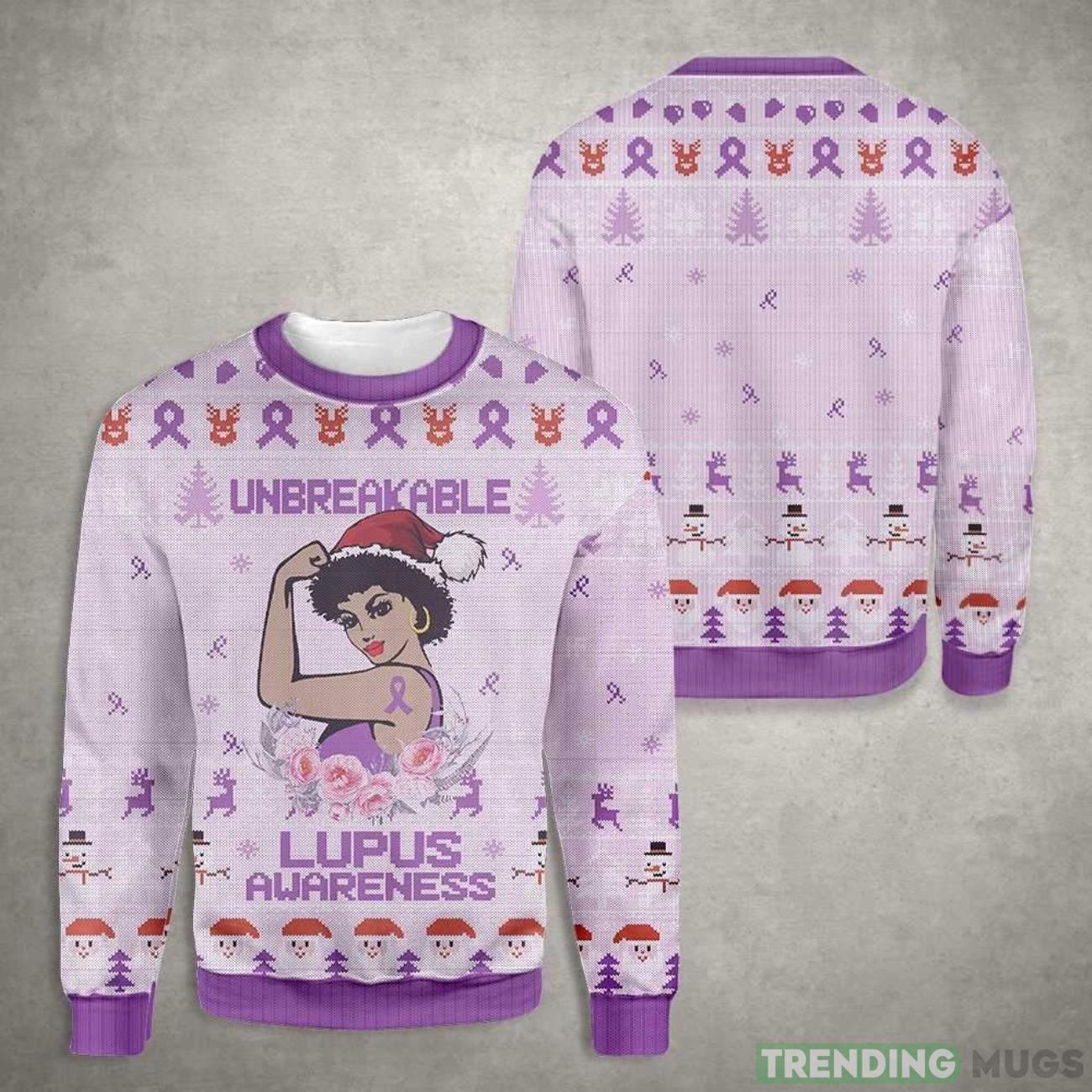 Lupus Awareness Ugly Christmas Sweater Product Photo 1 Lupus Awareness Ugly Christmas Sweater Product Photo 1