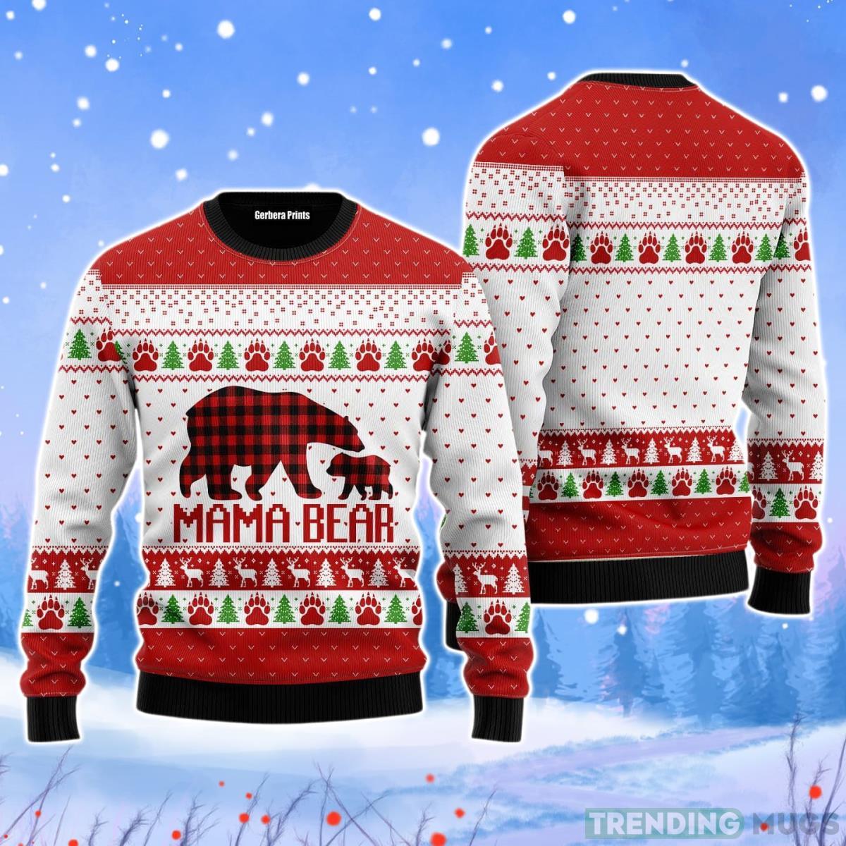 Mama Bear Christmas Unisex Ugly Sweater Product Photo 1 Mama Bear Christmas Unisex Ugly Sweater Product Photo 1