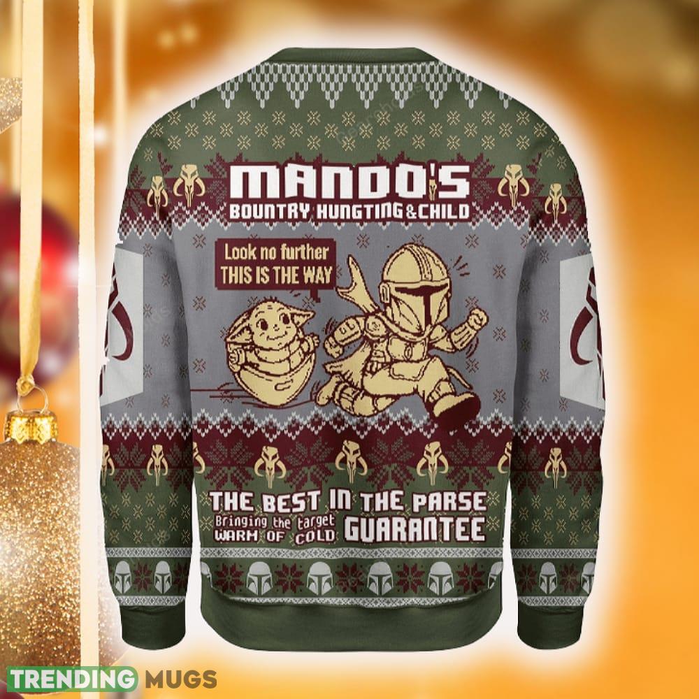 Mando's Bountry Hunting Ugly Christmas Sweater New For Men And Women 3D Sweater Mando's Bountry Hunting Ugly Christmas Sweater New For Men And Women 3D Sweater