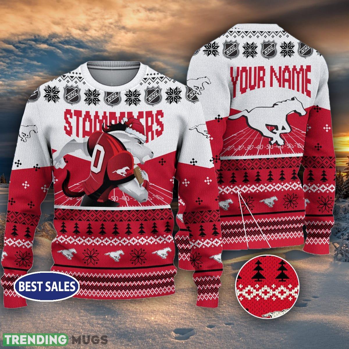 Mascot Calgary Stampeders NHL Personalized Christmas Ugly Sweater For Men And Women - Mascot Calgary Stampeders NHL Personalized Christmas Ugly Sweater For Men And Women Mascot Calgary Stampeders NHL Personalized Christmas Ugly Sweater For Men And Women - Mascot Calgary Stampeders NHL Personalized Christmas Ugly Sweater For Men And Women