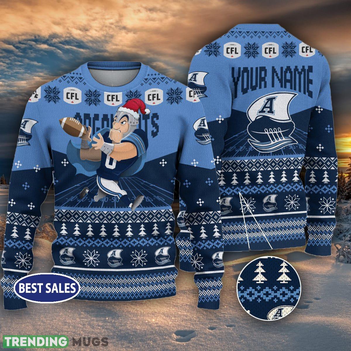 Mascot Toronto Argonauts Personalized CFL Ugly Christmas Sweater For Fans - Mascot Toronto Argonauts Personalized CFL Ugly Christmas Sweater For Fans Mascot Toronto Argonauts Personalized CFL Ugly Christmas Sweater For Fans - Mascot Toronto Argonauts Personalized CFL Ugly Christmas Sweater For Fans