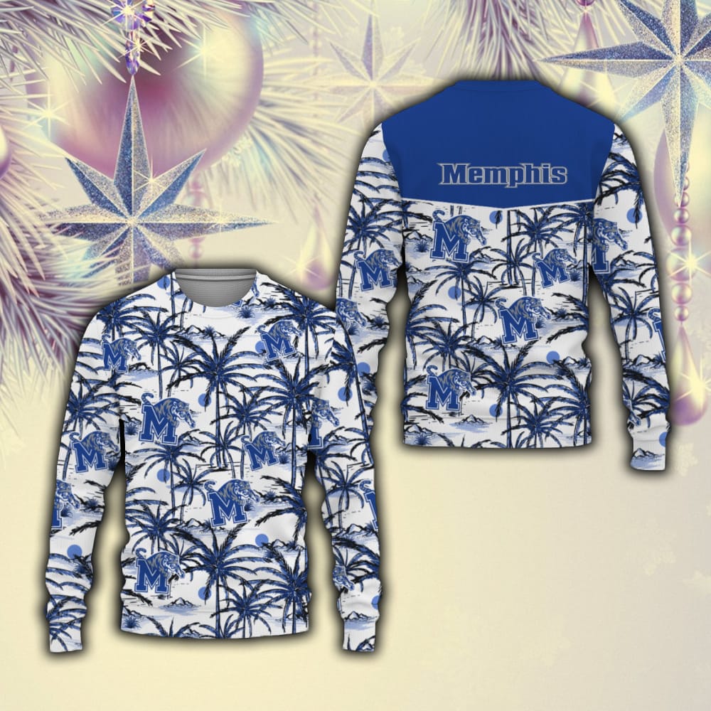 Memphis Tigers Champions Sports Hawaiian Coconut Patterns 2023 Ugly Christmas Sweater Men And Women Gift For Fans Holidays - 211023-084851 Memphis Tigers Champions Sports Hawaiian Coconut Patterns 2023 Ugly Christmas Sweater Men And Women Gift For Fans Holidays - 211023-084851