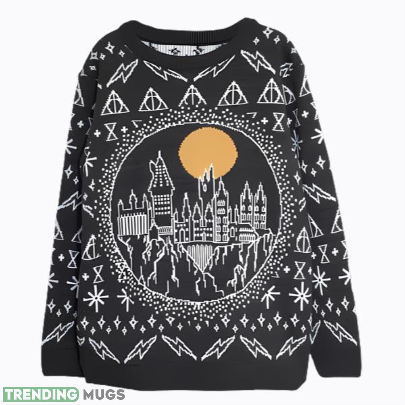 Men Hogwarts Harry Potter Ugly Christmas Sweater Product Photo 1 Men Hogwarts Harry Potter Ugly Christmas Sweater Product Photo 1