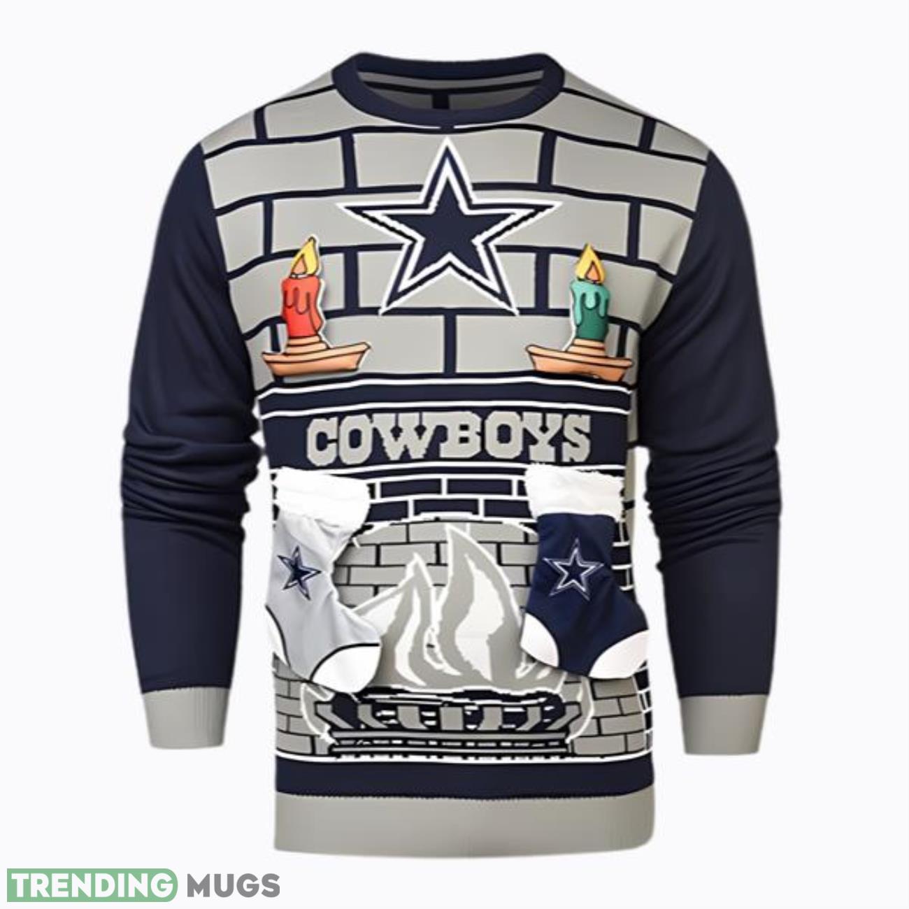 Men’s Dallas Cowboys American NFL Ugly Christmas Sweater Product Photo 1 Men’s Dallas Cowboys American NFL Ugly Christmas Sweater Product Photo 1