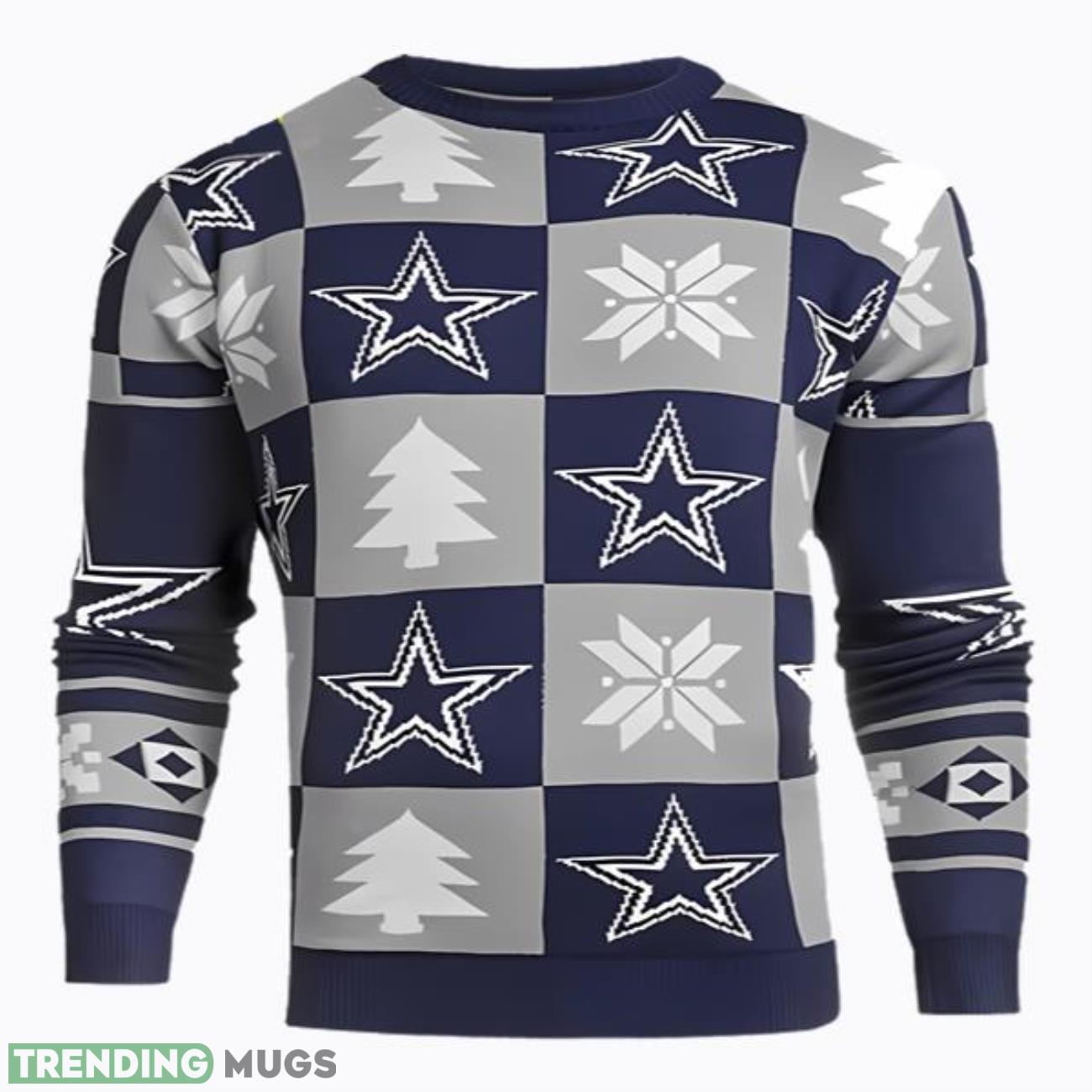 Men’s Dallas Cowboys NFL Ugly Christmas Sweater Product Photo 1 Men’s Dallas Cowboys NFL Ugly Christmas Sweater Product Photo 1