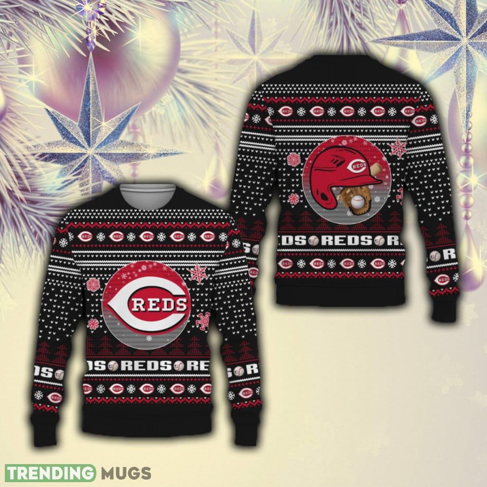 Merry 2023 Unisex Baseball American Cincinnati Reds Ugly Christmas Sweater Best For Fans Gift Christmas - Merry 2023 Unisex Baseball American Cincinnati Reds Ugly Christmas Sweater Best For Fans Gift Christmas Merry 2023 Unisex Baseball American Cincinnati Reds Ugly Christmas Sweater Best For Fans Gift Christmas - Merry 2023 Unisex Baseball American Cincinnati Reds Ugly Christmas Sweater Best For Fans Gift Christmas
