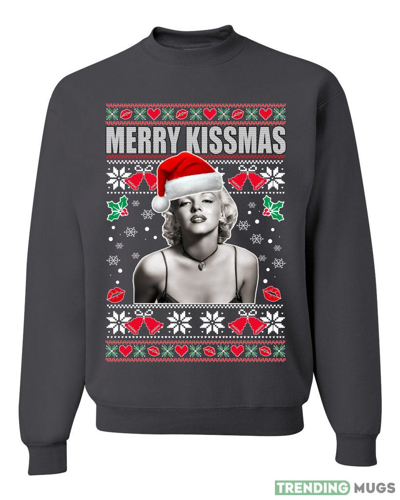 Merry Kissmas Merry Sweater Sweatshirt For Men And Women Gift Ugly Christmas Dark Shirt Merry Kissmas Merry Sweater Sweatshirt For Men And Women Gift Ugly Christmas Dark Shirt