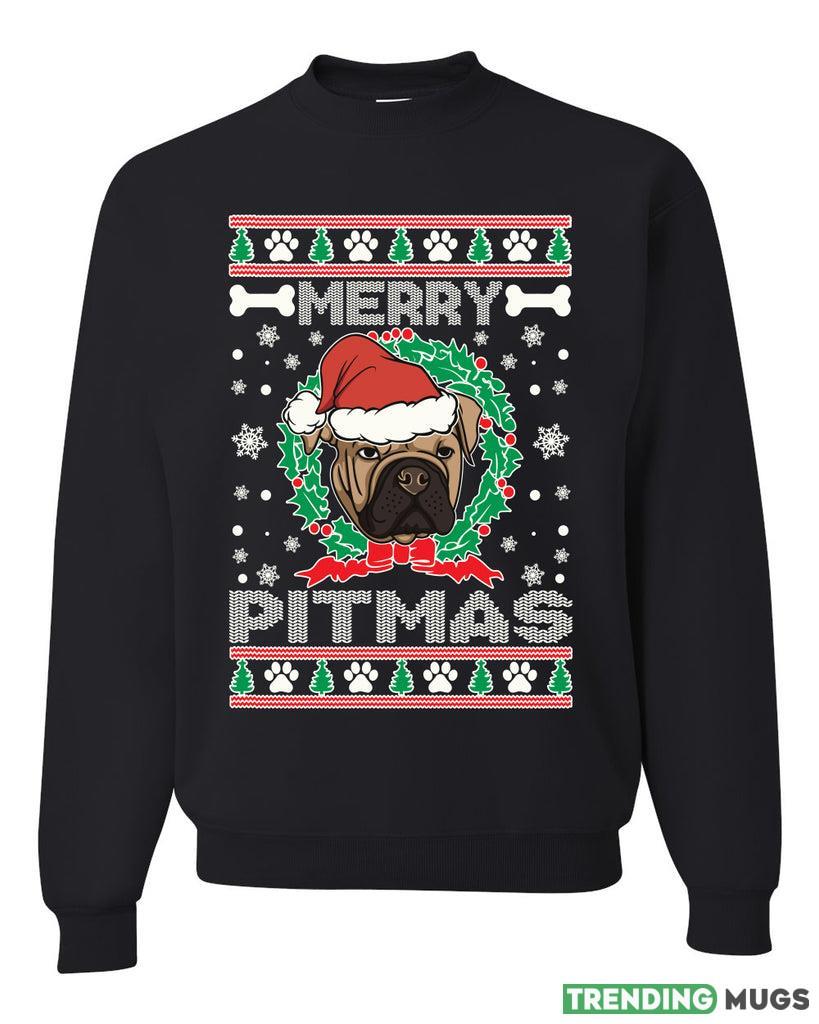 Merry Pitmas Merry Sweater Sweatshirt For Men And Women Gift Ugly Christmas - Merry Pitmas Merry Ugly Christmas Sweater Sweatshirt_1 Merry Pitmas Merry Sweater Sweatshirt For Men And Women Gift Ugly Christmas - Merry Pitmas Merry Ugly Christmas Sweater Sweatshirt_1