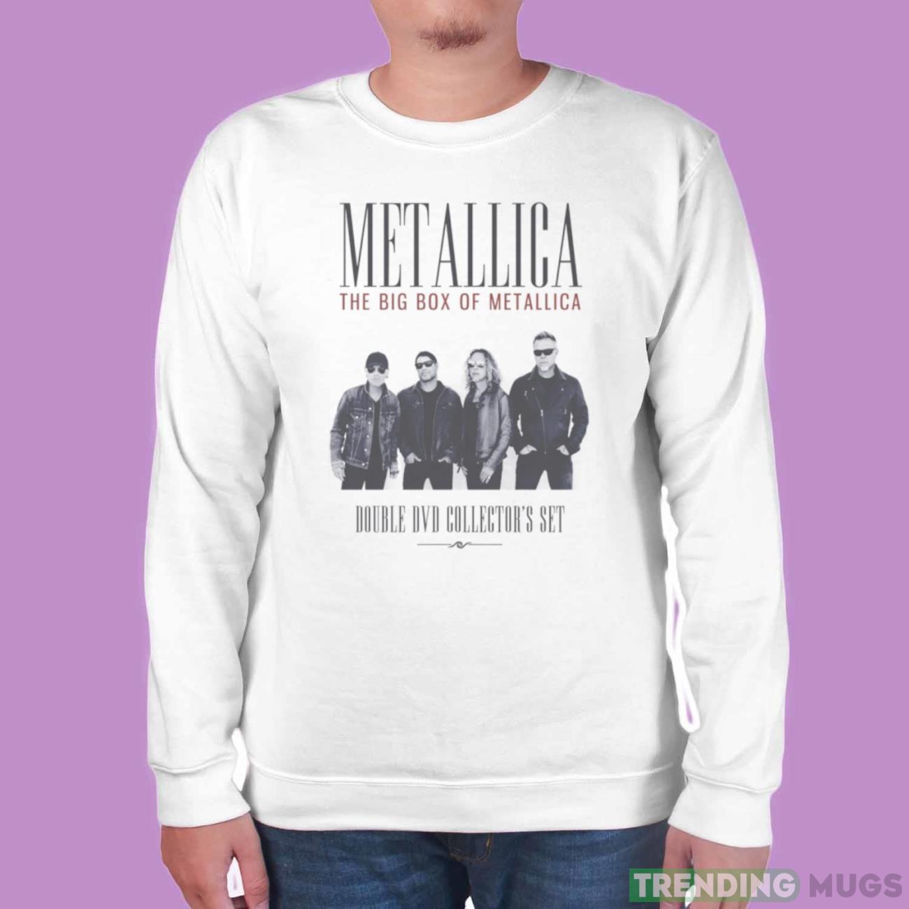 Metallica The Big Box Of Metallica Double DVD Collector’s Set T Shirt Light Shirt Metallica The Big Box Of Metallica Double DVD Collector’s Set T Shirt Light Shirt