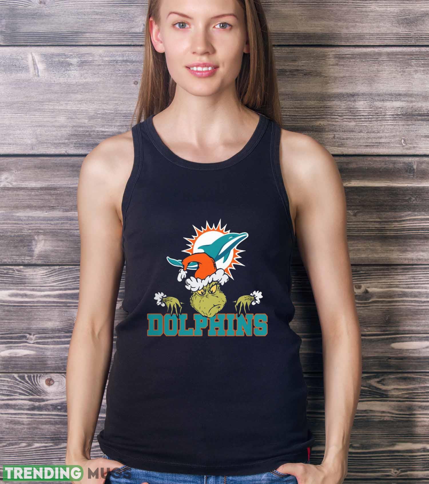 Miami Dolphins Grinch Funny Black T Shirt Sweatshirt For Fans Dark Shirt Miami Dolphins Grinch Funny Black T Shirt Sweatshirt For Fans Dark Shirt