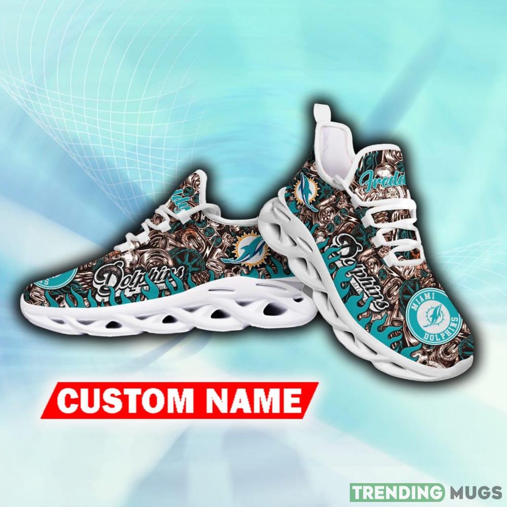 Miami Dolphins NFL Branding Personalized Chunky Shoes Fans Gift Max Soul Sneakers New For Men And Women Max Soul Miami Dolphins NFL Branding Personalized Chunky Shoes Fans Gift Max Soul Sneakers New For Men And Women Max Soul