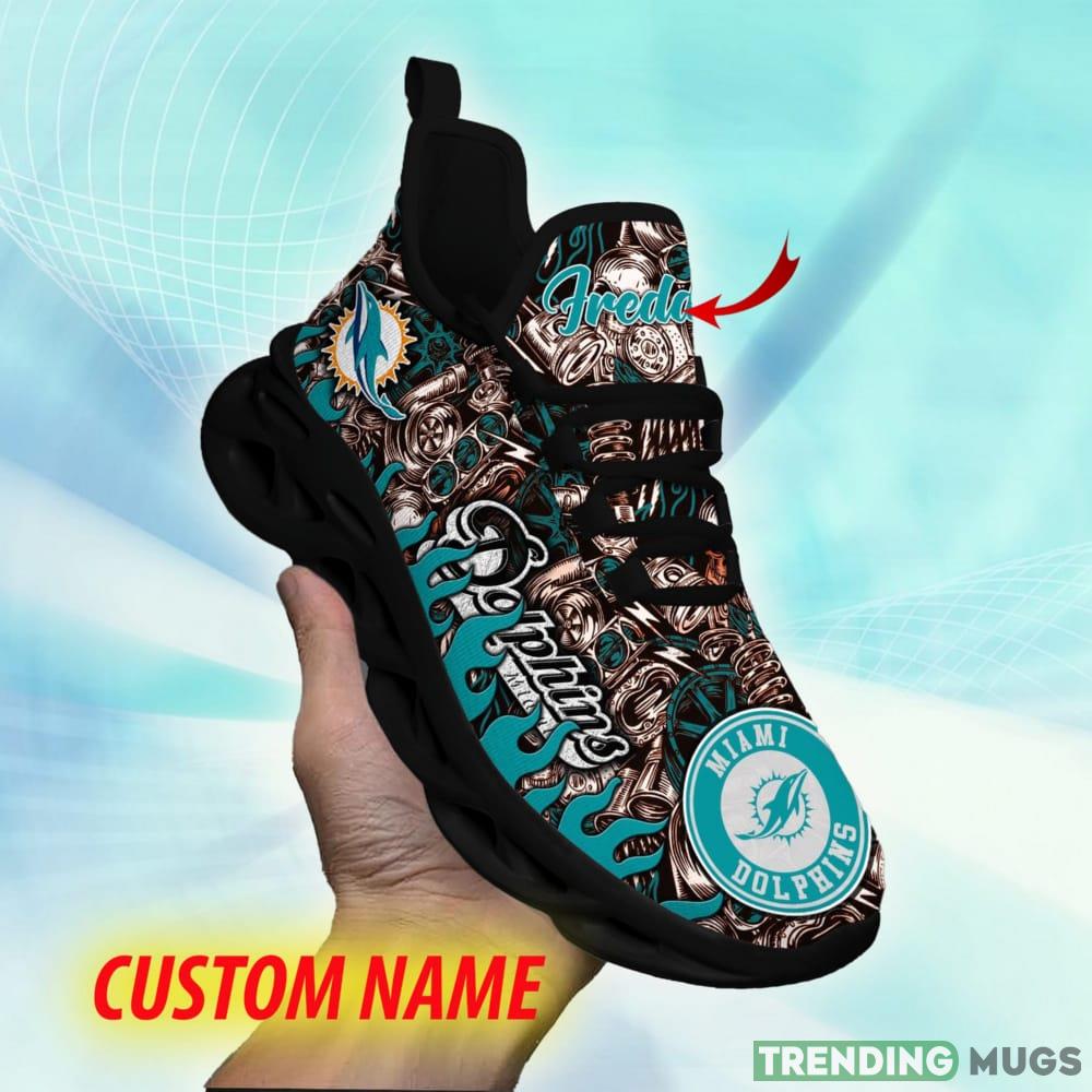 Miami Dolphins NFL Branding Personalized Chunky Shoes Fans Gift Max Soul Sneakers New For Men And Women Max Soul Miami Dolphins NFL Branding Personalized Chunky Shoes Fans Gift Max Soul Sneakers New For Men And Women Max Soul