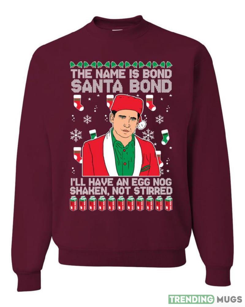 Michael Scott The Name is Bond Santa Bond Merry Sweater Sweatshirt For Men And Women Gift Ugly Christmas - Michael Scott The Name is Bond Santa Bond Merry Ugly Christmas Sweater Sweatshirt_1 Michael Scott The Name is Bond Santa Bond Merry Sweater Sweatshirt For Men And Women Gift Ugly Christmas - Michael Scott The Name is Bond Santa Bond Merry Ugly Christmas Sweater Sweatshirt_1