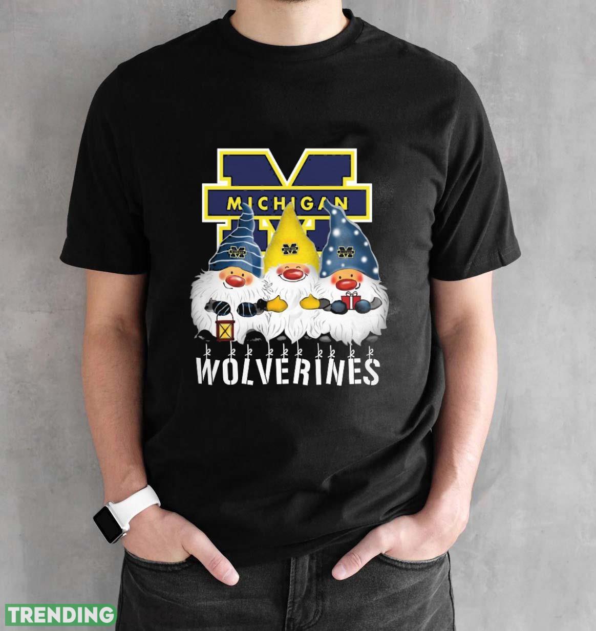 Michigan Wolverines Gnomies Christmas Funny Black T Shirt Sweatshirt For Fans Dark Shirt Michigan Wolverines Gnomies Christmas Funny Black T Shirt Sweatshirt For Fans Dark Shirt