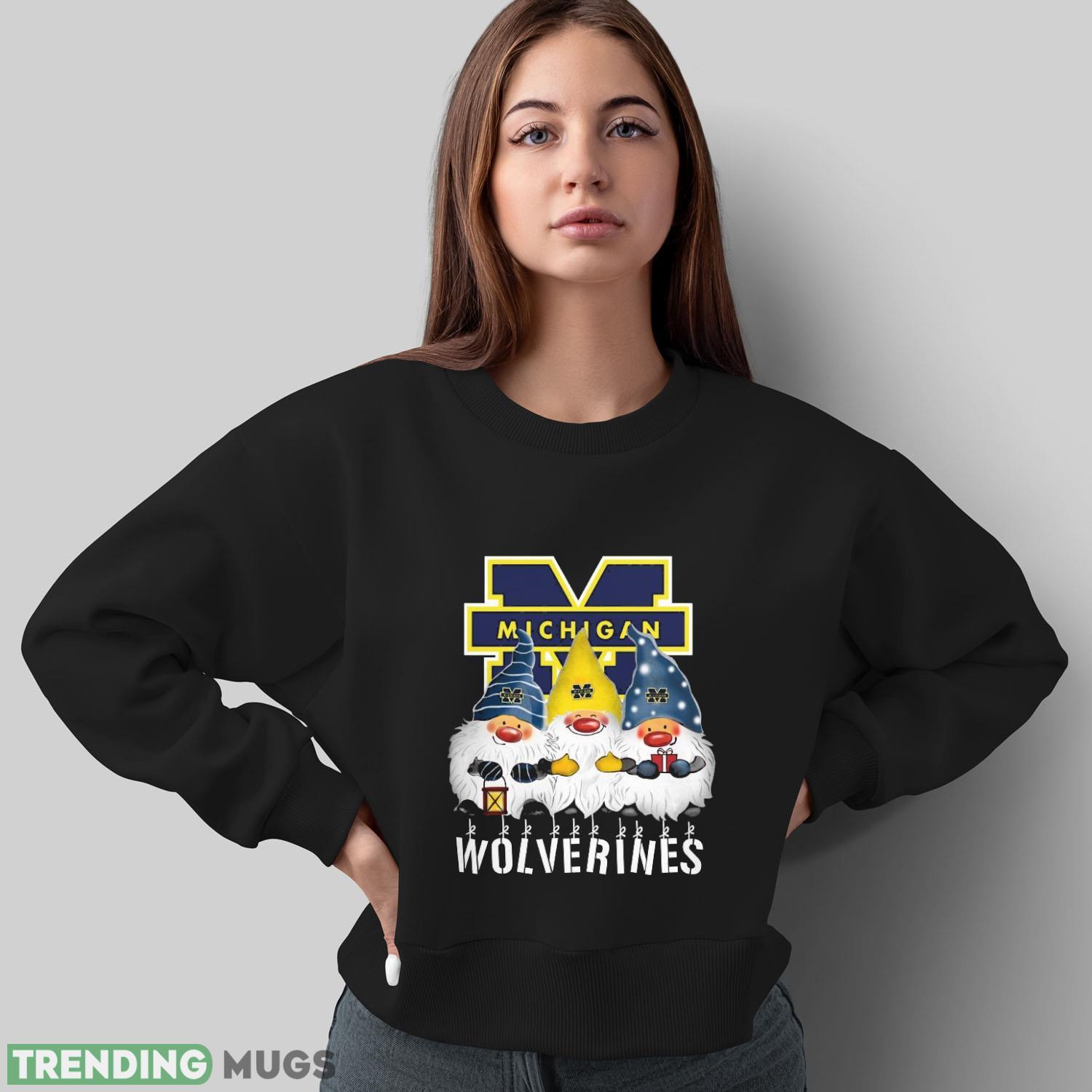 Michigan Wolverines Gnomies Christmas Funny Black T Shirt Sweatshirt For Fans Dark Shirt Michigan Wolverines Gnomies Christmas Funny Black T Shirt Sweatshirt For Fans Dark Shirt