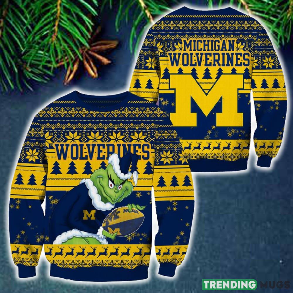 Michigan Wolverines Grinch Christmas Ugly Sweater NCAA Funny Gift For Men And Women - Michigan Wolverines Grinch Christmas Ugly Sweater NCAA Funny Gift For Men And Women Michigan Wolverines Grinch Christmas Ugly Sweater NCAA Funny Gift For Men And Women - Michigan Wolverines Grinch Christmas Ugly Sweater NCAA Funny Gift For Men And Women