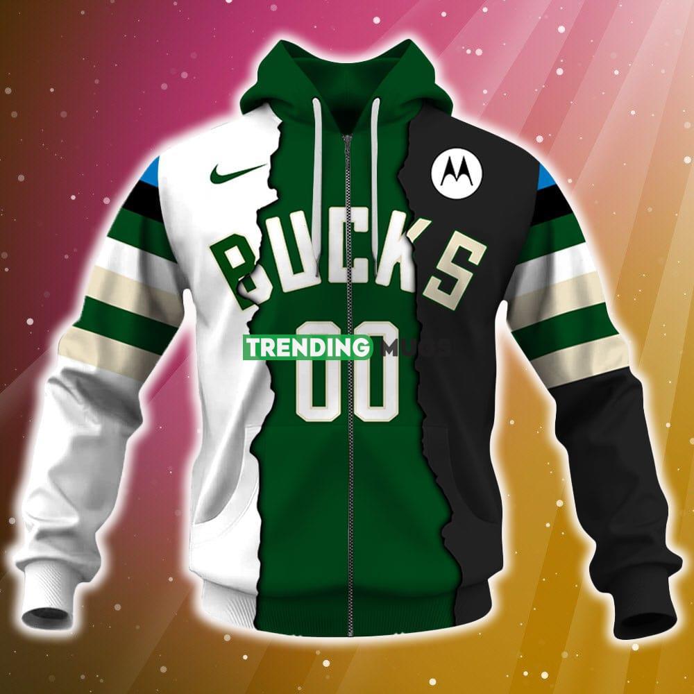 Milwaukee Bucks NBA 3D Hoodie Zip Hoodie For Fans Christmas All Over Printed Custom Number And Name 3D Hoodies Milwaukee Bucks NBA 3D Hoodie Zip Hoodie For Fans Christmas All Over Printed Custom Number And Name 3D Hoodies
