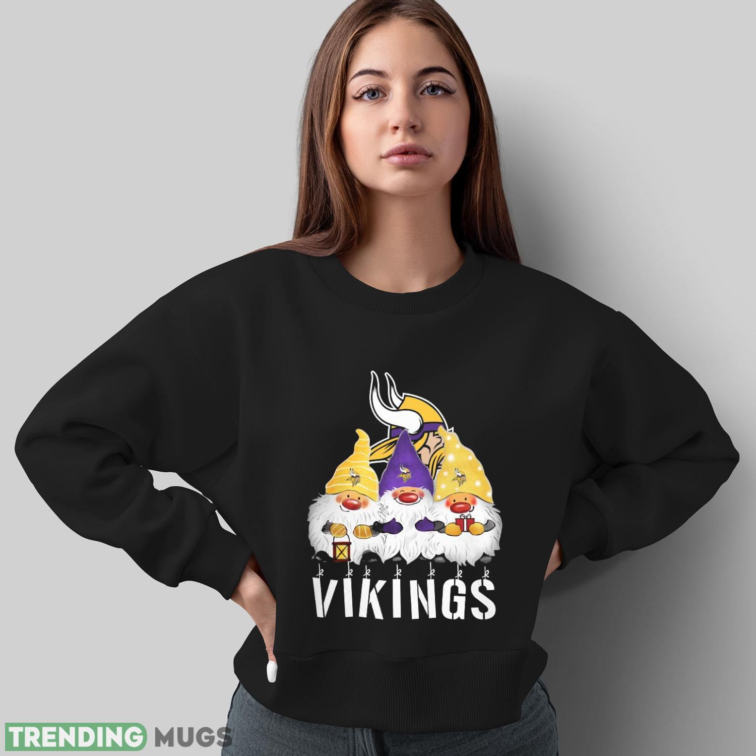 Minnesota Vikings Gnomies Christmas Funny Black T Shirt Sweatshirt For Fans Dark Shirt Minnesota Vikings Gnomies Christmas Funny Black T Shirt Sweatshirt For Fans Dark Shirt