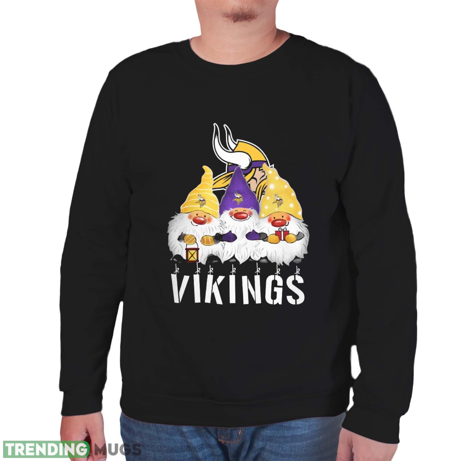 Minnesota Vikings Gnomies Christmas Funny Black T Shirt Sweatshirt For Fans Dark Shirt Minnesota Vikings Gnomies Christmas Funny Black T Shirt Sweatshirt For Fans Dark Shirt