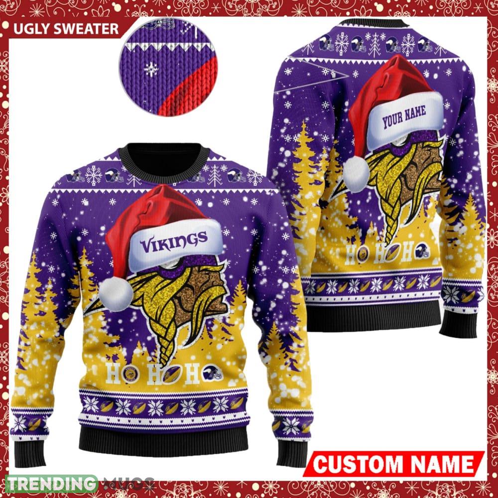 Minnesota Vikings NFL Santa Claus Hat New Style Personalized Knitted 3D Sweater - Minnesota Vikings NFL Santa Claus Hat New Style Personalized Knitted 3D Sweater Minnesota Vikings NFL Santa Claus Hat New Style Personalized Knitted 3D Sweater - Minnesota Vikings NFL Santa Claus Hat New Style Personalized Knitted 3D Sweater