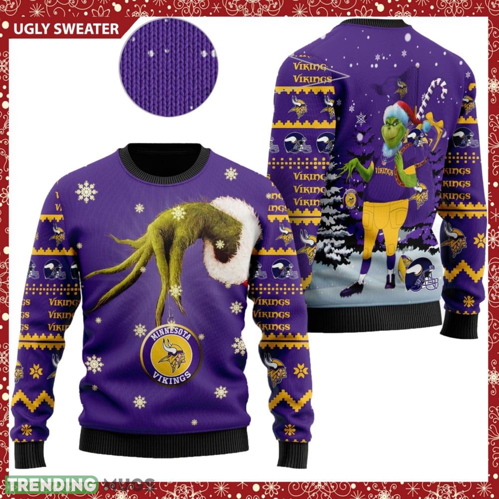 Minnesota Vikings NFL Team Grinch Knitted Christmas Sweater AOP Holiday - Minnesota Vikings NFL Team Grinch Knitted Christmas Sweater AOP Holiday Minnesota Vikings NFL Team Grinch Knitted Christmas Sweater AOP Holiday - Minnesota Vikings NFL Team Grinch Knitted Christmas Sweater AOP Holiday