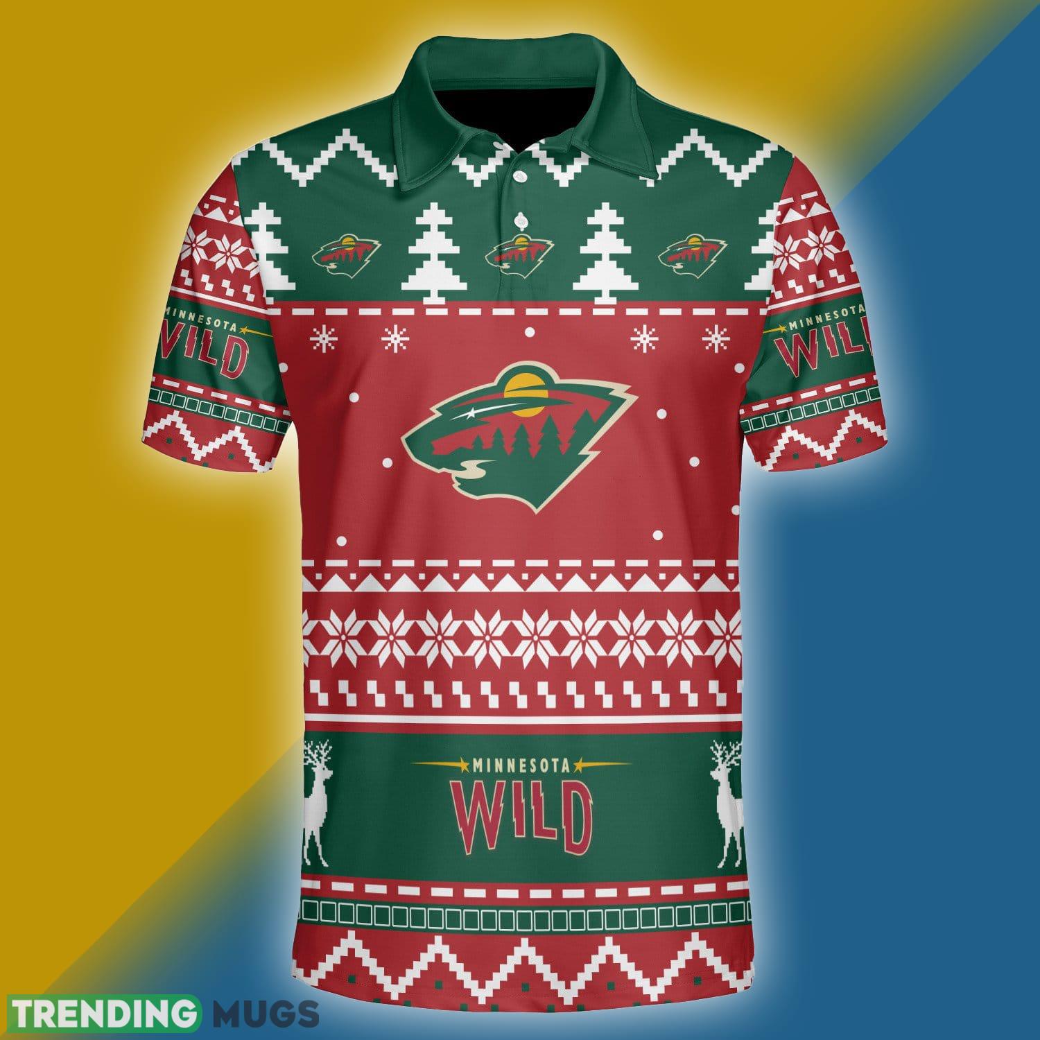 Minnesota Wild Custom Numer And Name Ugly Xmas Polo Shirt For Men Women - Minnesota Wild Custom Your Name & Number Ugly Christmas Polo Style_1 Minnesota Wild Custom Numer And Name Ugly Xmas Polo Shirt For Men Women - Minnesota Wild Custom Your Name & Number Ugly Christmas Polo Style_1