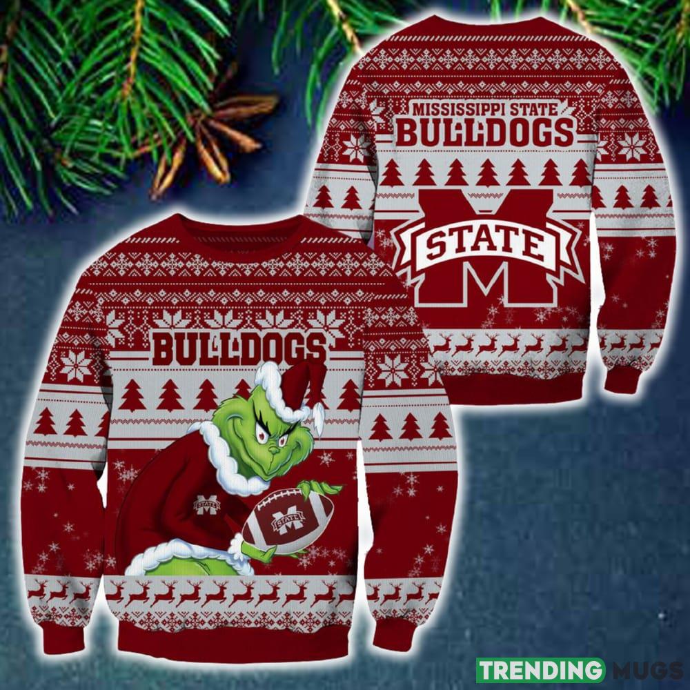 Mississippi State Bulldogs Grinch Christmas Ugly Sweater NCAA Funny Gift For Men And Women - Mississippi State Bulldogs Grinch Christmas Ugly Sweater NCAA Funny Gift For Men And Women Mississippi State Bulldogs Grinch Christmas Ugly Sweater NCAA Funny Gift For Men And Women - Mississippi State Bulldogs Grinch Christmas Ugly Sweater NCAA Funny Gift For Men And Women