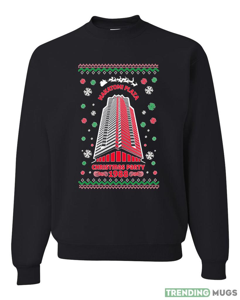 Nakatomi Plaza Christmas Party 1988 Merry Sweater Sweatshirt For Men And Women Gift Ugly Christmas Dark Shirt Nakatomi Plaza Christmas Party 1988 Merry Sweater Sweatshirt For Men And Women Gift Ugly Christmas Dark Shirt