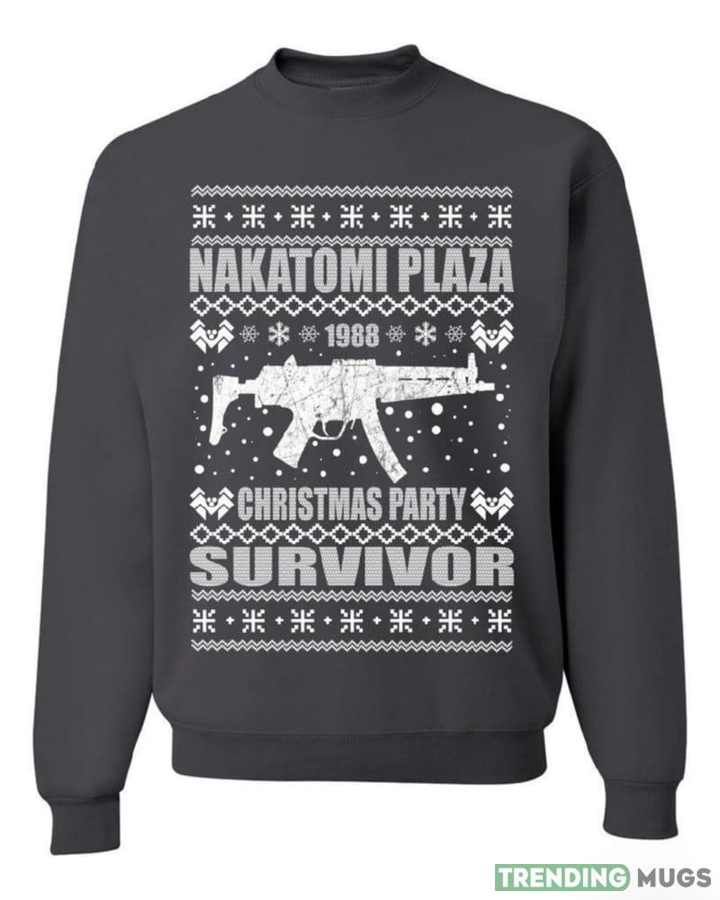 Nakatomi Plaza Christmas Party Survivor 1988 Merry Sweater Sweatshirt For Men And Women Gift Ugly Christmas Dark Shirt Nakatomi Plaza Christmas Party Survivor 1988 Merry Sweater Sweatshirt For Men And Women Gift Ugly Christmas Dark Shirt