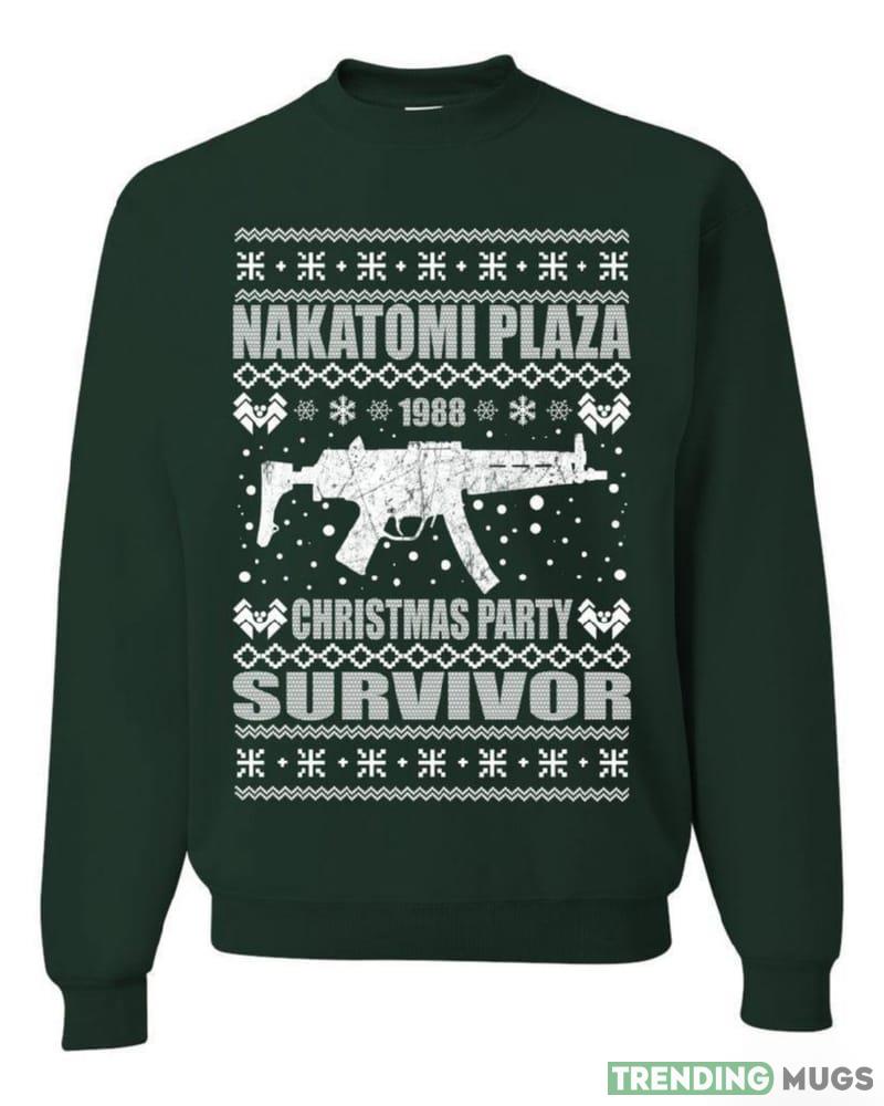 Nakatomi Plaza Christmas Party Survivor 1988 Merry Sweater Sweatshirt For Men And Women Gift Ugly Christmas Dark Shirt Nakatomi Plaza Christmas Party Survivor 1988 Merry Sweater Sweatshirt For Men And Women Gift Ugly Christmas Dark Shirt