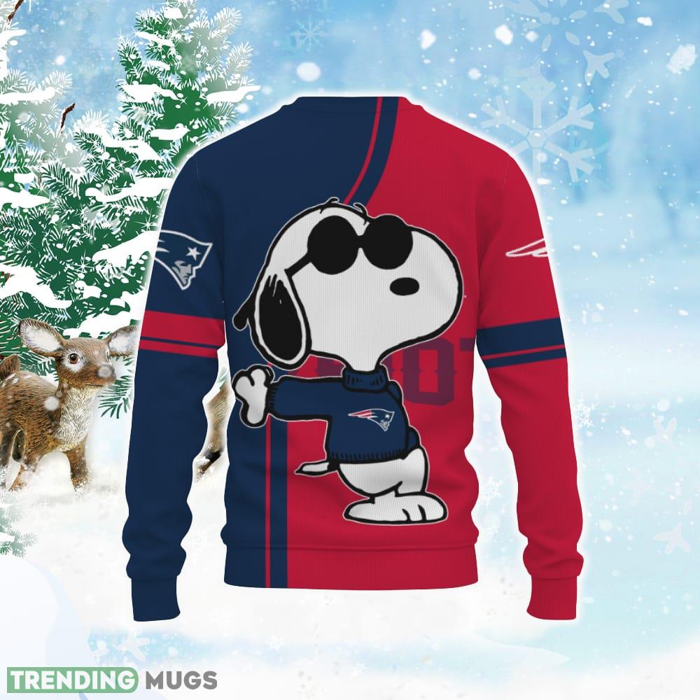 New England Patriots Shop Champion Teamwear Knitted Christmas Sweater 3D Sweater New England Patriots Shop Champion Teamwear Knitted Christmas Sweater 3D Sweater