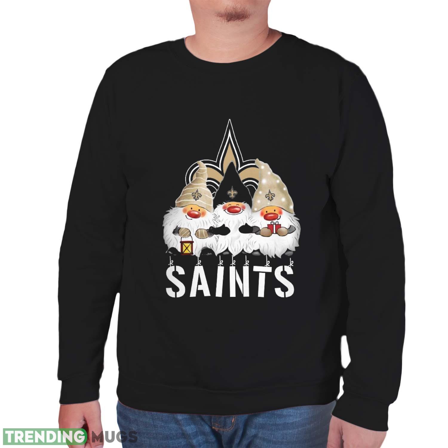 New Orleans Saints Gnomies Christmas Funny Black T Shirt Sweatshirt For Fans Dark Shirt New Orleans Saints Gnomies Christmas Funny Black T Shirt Sweatshirt For Fans Dark Shirt