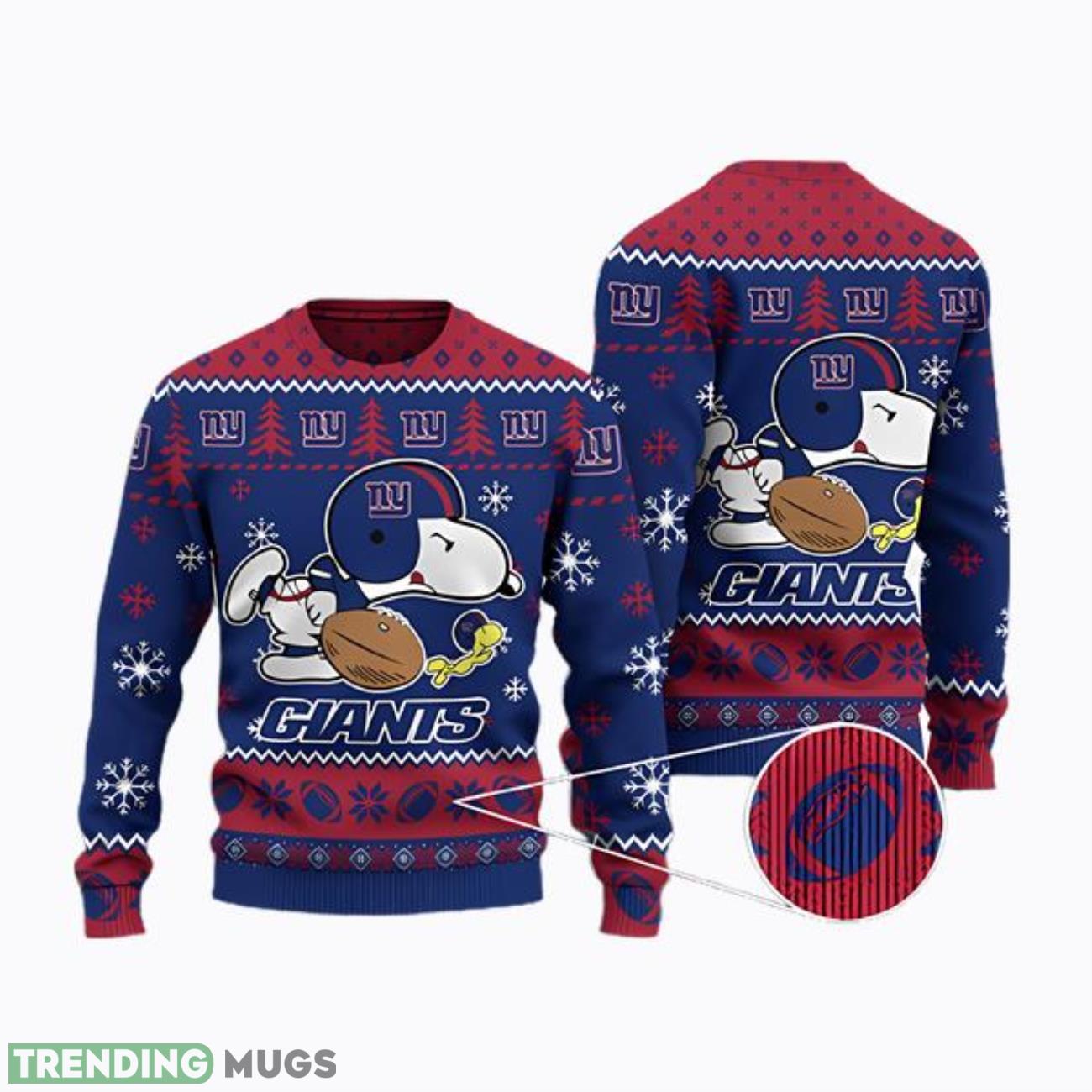 New York Giants Snoopy NFL Christmas Ugly Sweater Gift For Fans Product Photo 1 New York Giants Snoopy NFL Christmas Ugly Sweater Gift For Fans Product Photo 1